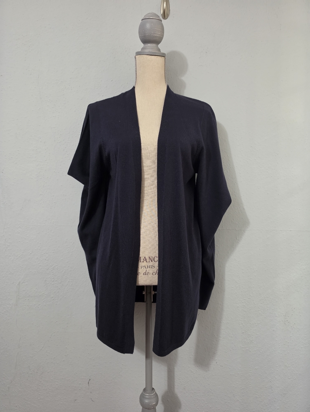 Express Cardigan Lightweight Duster Navy Blue Med